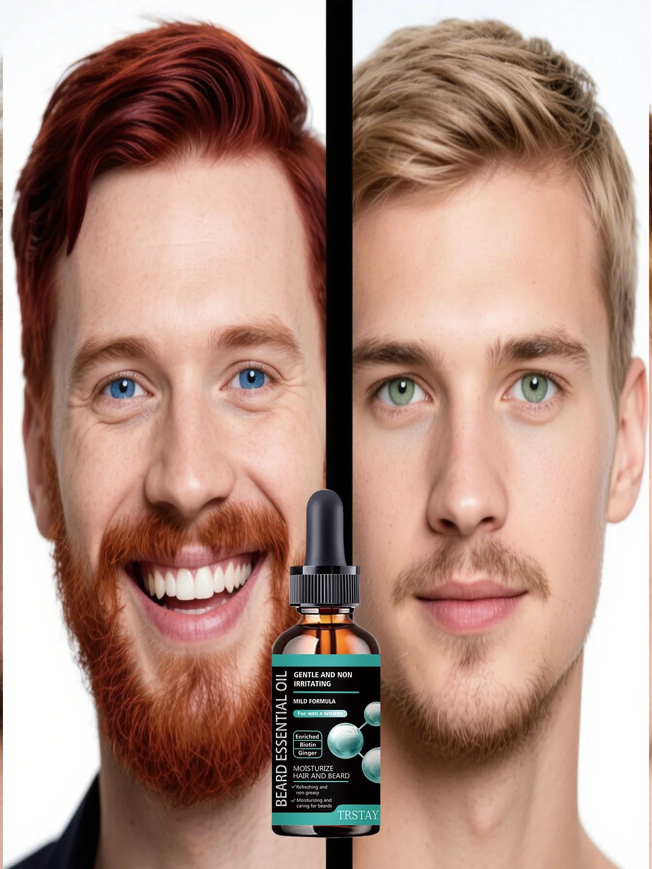 Hydrating Beard Oil for Men Premium Formula Softens Smooths Facial Hair Prevents Tangles Knots Daily Grooming Mustache Care Natu