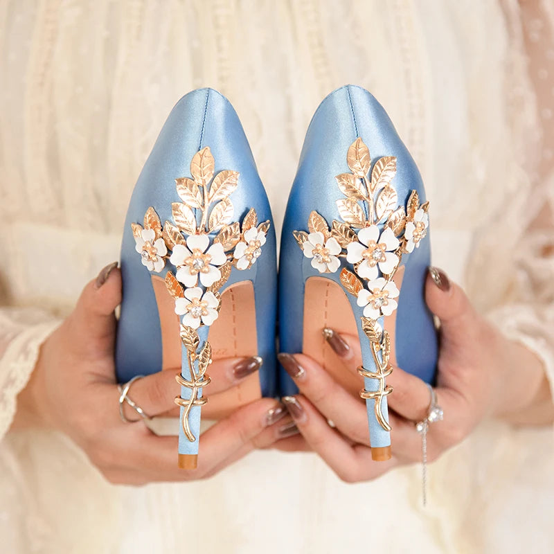 Fashion Women High Heels Shallow Stiletto Wedding/Party Lady Pumps Spring/Autumn Classic Female Shoes Woman Footwear