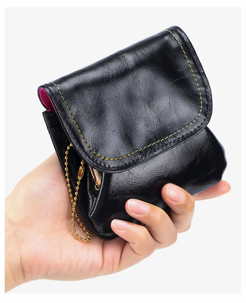 Leather Wallet Coin Purse Women's Leather Purse Coin Bag Multifunctional Change Storage Wallets Wallets For Women Handbag
