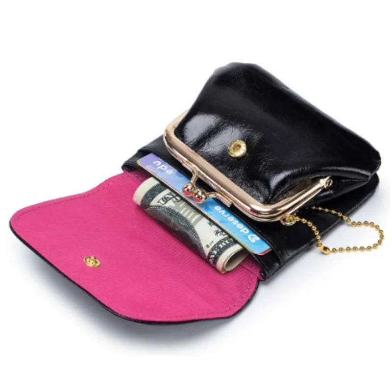 Leather Wallet Coin Purse Women's Leather Purse Coin Bag Multifunctional Change Storage Wallets Wallets For Women Handbag
