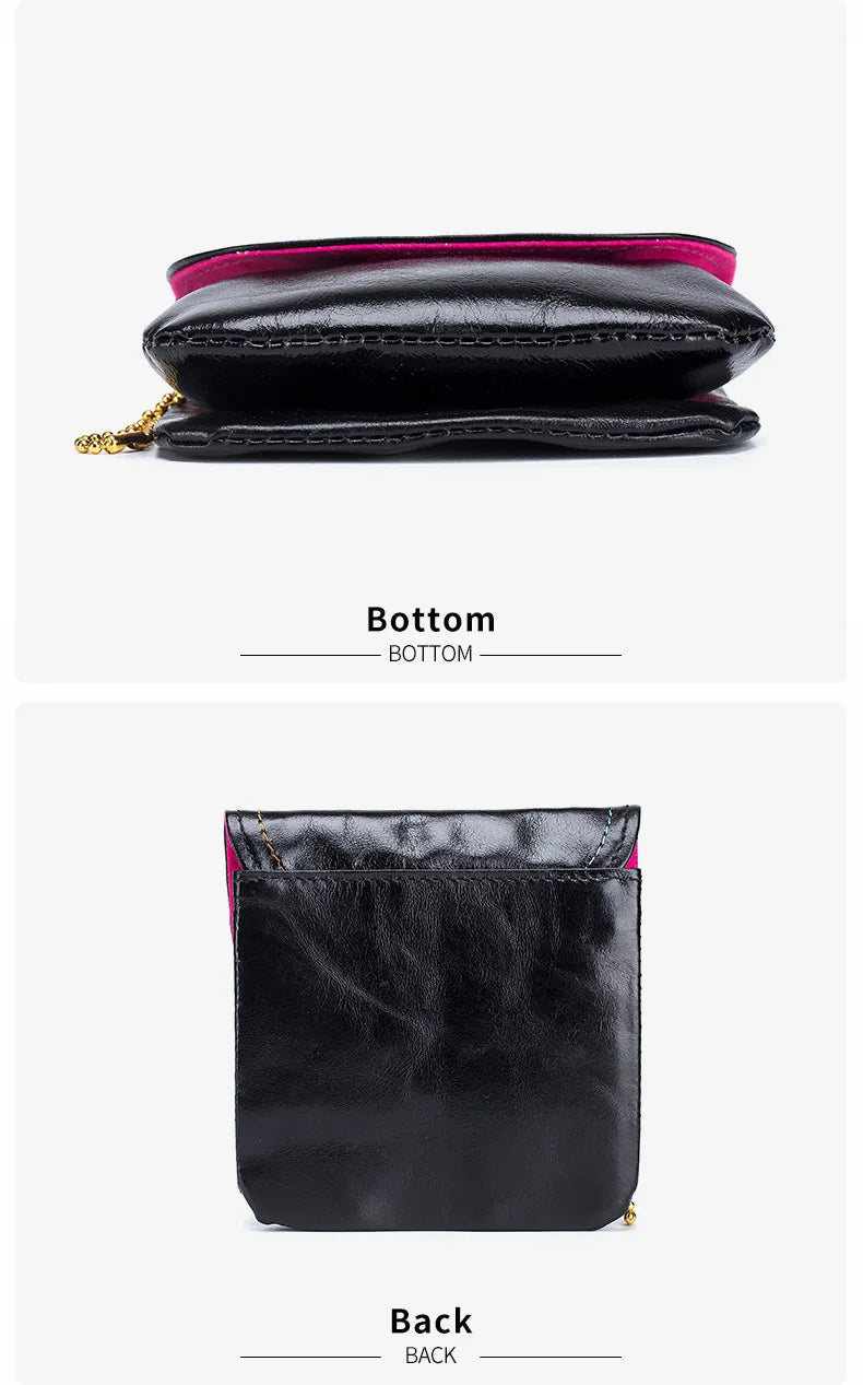 Leather Wallet Coin Purse Women's Leather Purse Coin Bag Multifunctional Change Storage Wallets Wallets For Women Handbag