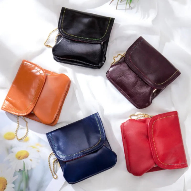 Leather Wallet Coin Purse Women's Leather Purse Coin Bag Multifunctional Change Storage Wallets Wallets For Women Handbag