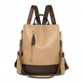 Vintage Printing Women Backpack Large Capacity with Multiple Pockets Casual Daypack Designer Leather Backpack Travel Bagpack