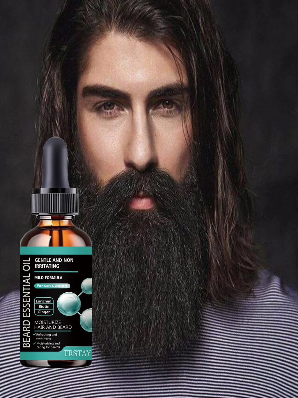 Hydrating Beard Oil for Men Premium Formula Softens Smooths Facial Hair Prevents Tangles Knots Daily Grooming Mustache Care Natu